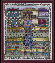 Caroline's contemporary embroidery art
