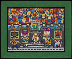 Caroline's contemporary embroidery art