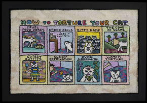 Caroline's contemporary embroidery art