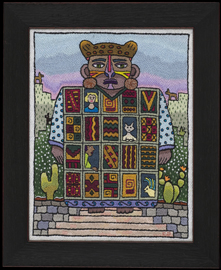 Caroline's contemporary embroidery art